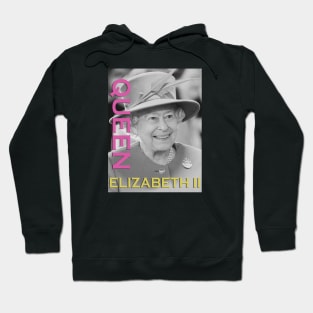 queen elizabeth ii portrait Hoodie